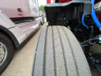 Passenger side front tire tread for this 2025 Kenworth T680 (Stock number: SJ131599)