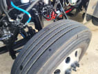 Driver side front tire tread for this 2025 Kenworth W900L (Stock number: SR177261)