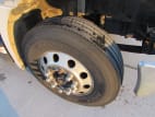 Passenger side front tire tread for this 2015 Hino 268 (Stock number: UF4S50407)