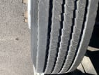 Driver side front tire tread for this 2016 Freightliner Cascadia (Stock number: UGLHA3433)