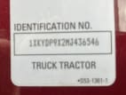 VIN tag for this 2021 Kenworth T680 Short Hood (Stock number: UMJ436546)