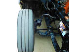 Passenger side front tire tread for this 2021 Kenworth T680 Short Hood (Stock number: UMJ436552)