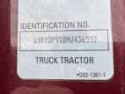 VIN tag for this 2021 Kenworth T680 Short Hood (Stock number: UMJ436552)