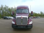 Exterior full front view for this 2021 Kenworth T680 Short Hood (Stock number: UMJ436561)