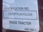 VIN tag for this 2021 Kenworth T680 Short Hood (Stock number: UMJ436568)