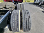 Passenger side rear frame and tire tread for this 2021 Kenworth T680 Short Hood (Stock number: UMJ436617)