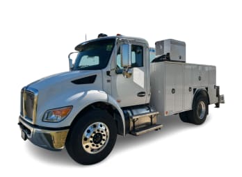 Featured image with white background for this 2025 Kenworth T280 (Stock number: SM154493)