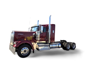 Featured image with white background for this 2025 Kenworth W900L (Stock number: SR177259)