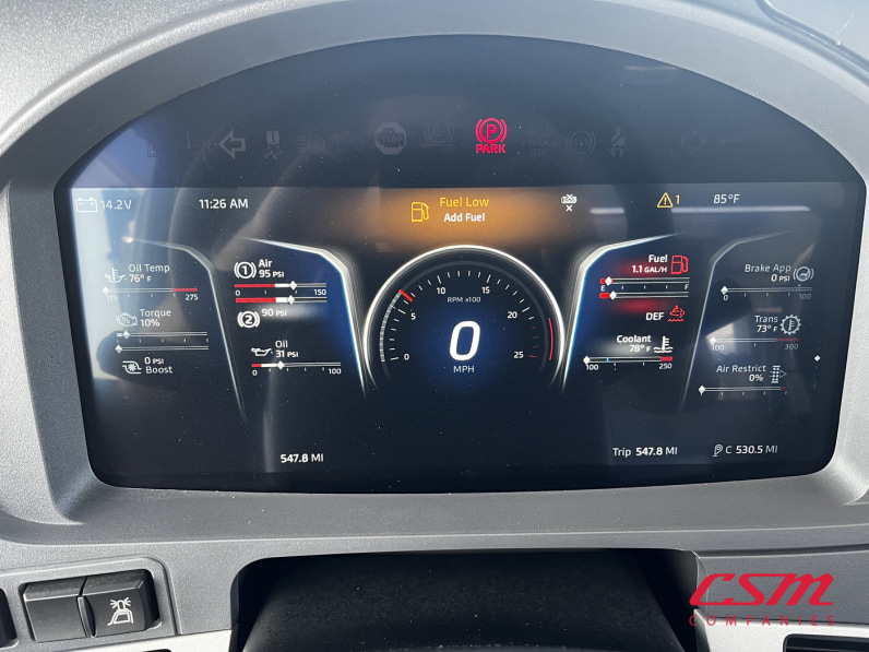 Mileage for this 2026 Kenworth T880 (Stock number: TJ230038)