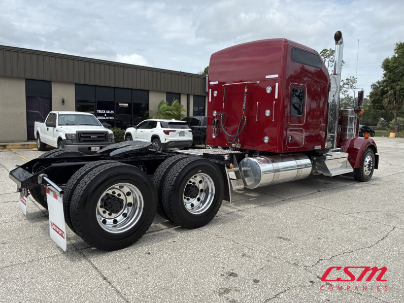 Exterior rear passenger side for this 2027 Kenworth W900B (Stock number: VR250441)