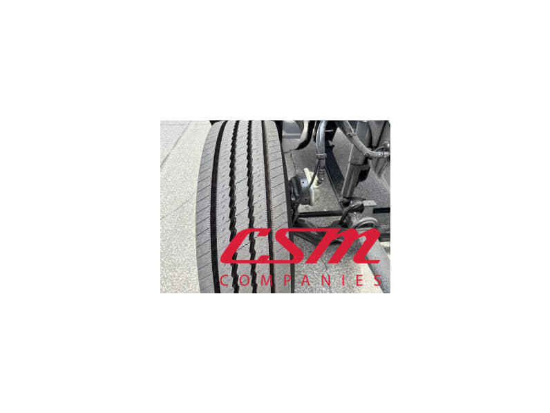 Passenger side front tire tread for this 2026 Kenworth T880 (Stock number: TF195790)