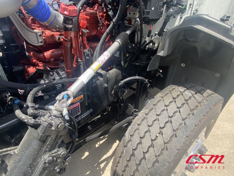 Driver side front tire tread for this 2026 Mack Granite GR64 (Stock number: TM051792)