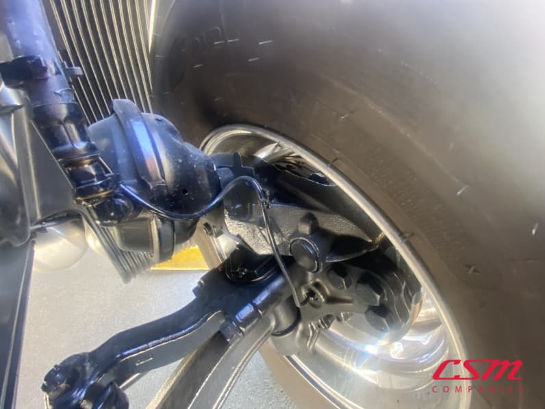 Driver side front tire tread for this 2026 Mack Pioneer HB64T (Stock number: TM100262)