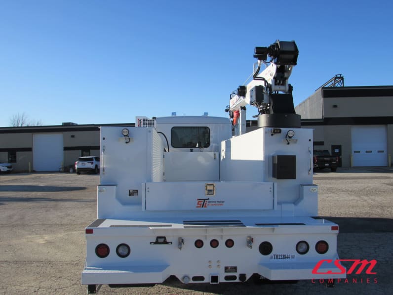 Exterior full rear view for this 2026 Kenworth T380 (Stock number: TM223844)