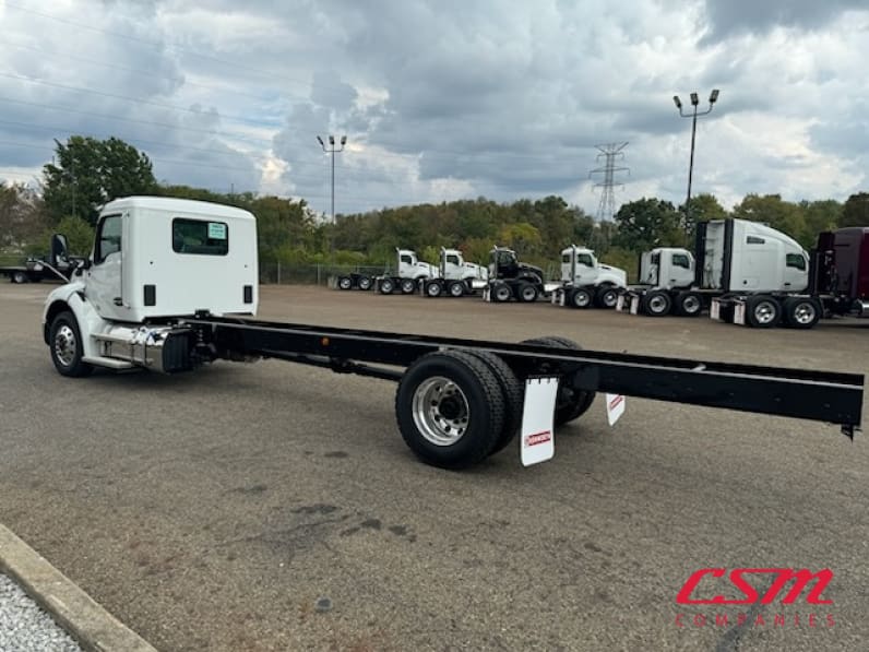 Exterior rear driver side for this 2025 Kenworth T280 (Stock number: SM169874)