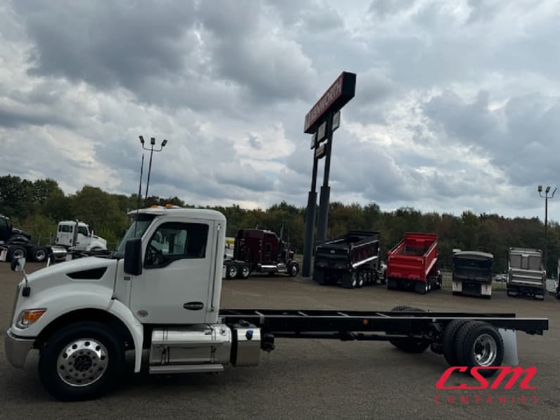 Exterior full driver side for this 2025 Kenworth T280 (Stock number: SM169874)