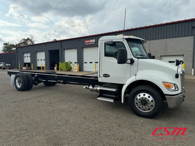 Exterior front passenger side for this 2025 Kenworth T280 (Stock number: SM169874)