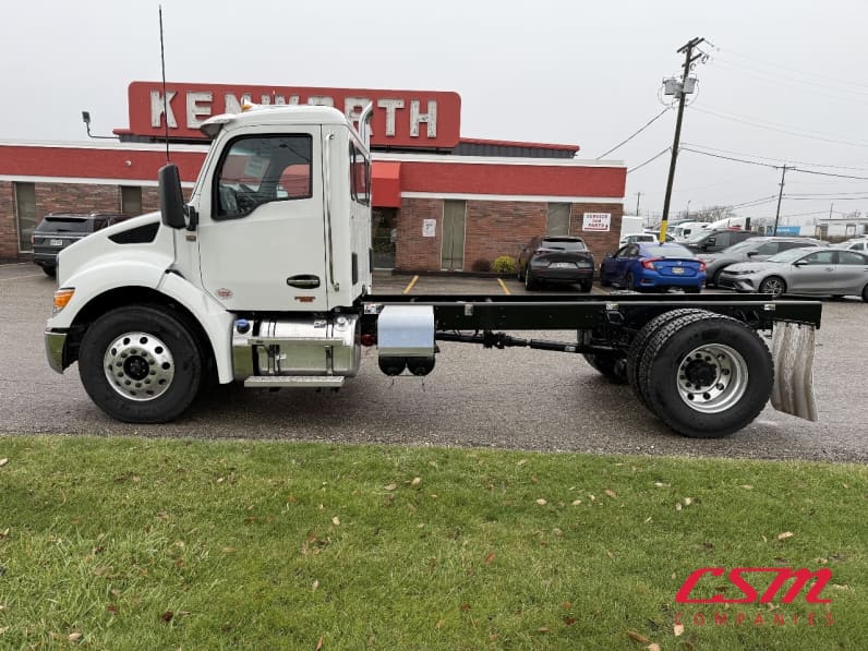 Exterior full driver side for this 2025 Kenworth T280 (Stock number: SM153866)