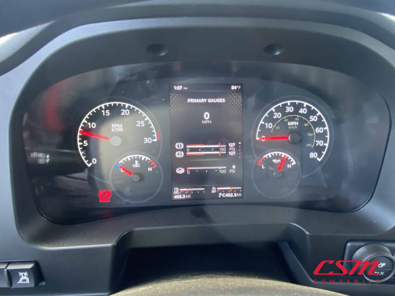 Mileage for this 2027 Kenworth T480 (Stock number: VJ238970)