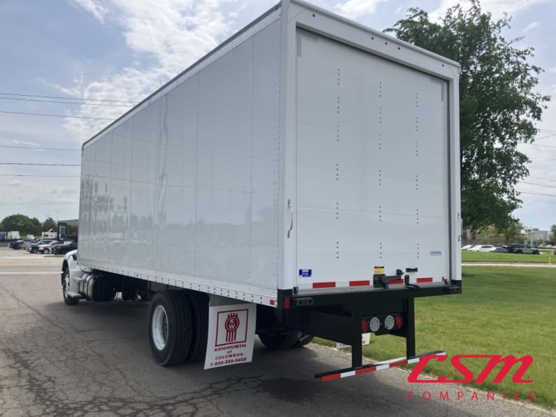 Exterior rear driver side for this 2026 Kenworth T280 (Stock number: TM219519)