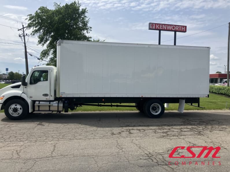 Exterior full driver side for this 2026 Kenworth T280 (Stock number: TM219519)