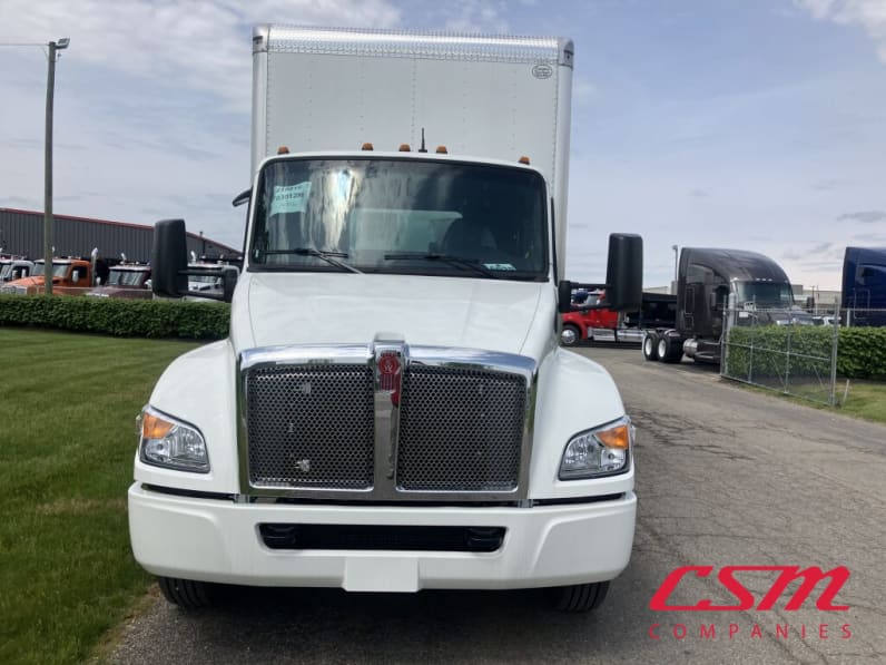 Exterior full front view for this 2026 Kenworth T280 (Stock number: TM219519)