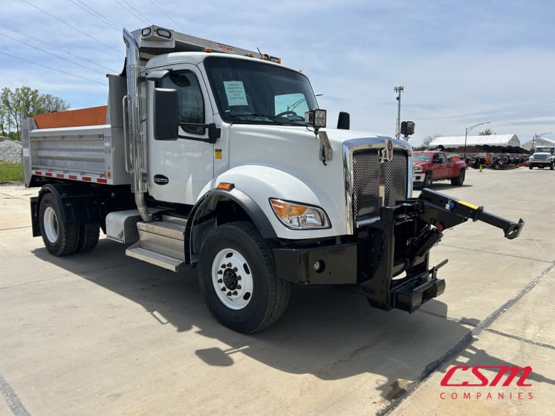 Exterior front passenger side for this 2025 Kenworth T480 (Stock number: SM177626)