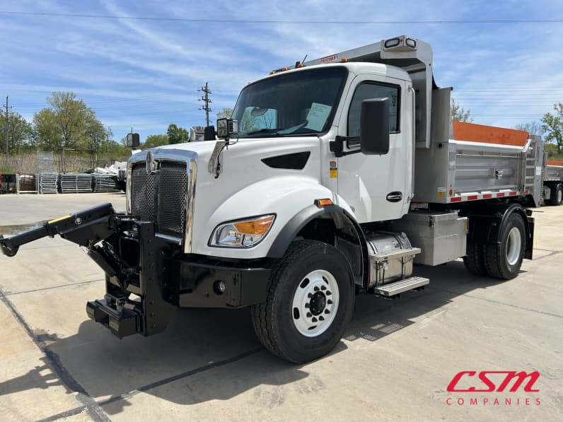 Exterior front drivers side for this 2025 Kenworth T480 (Stock number: SM177626)