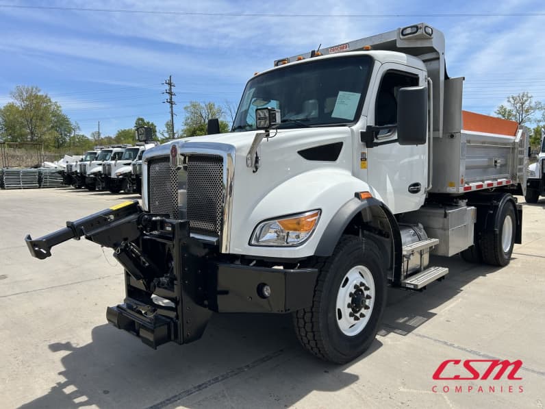 Exterior front drivers side for this 2025 Kenworth T480 (Stock number: SM177623)
