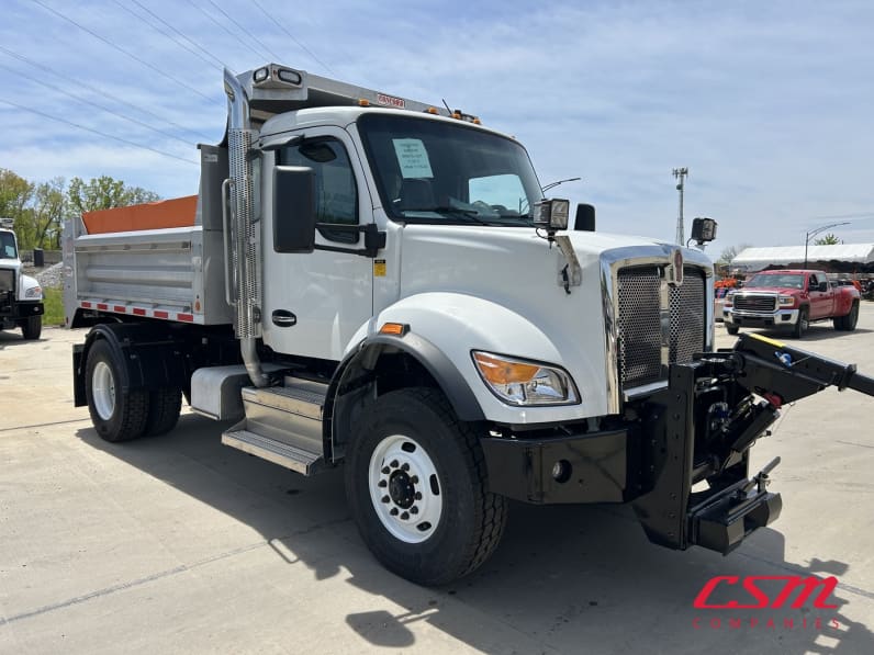 Exterior front passenger side for this 2025 Kenworth T480 (Stock number: SM177623)