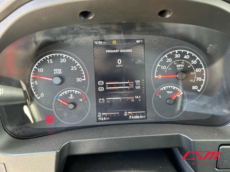 Interior dash for this 2025 Kenworth T480 (Stock number: SM177614)