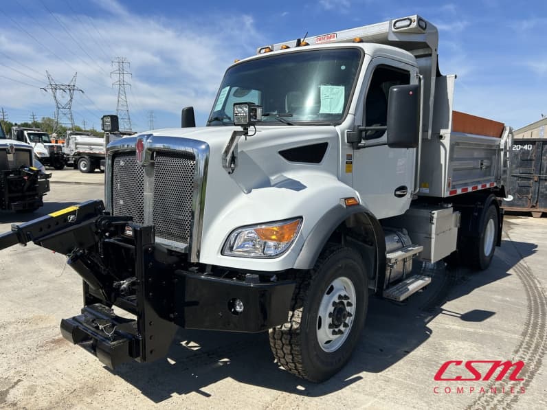 Exterior front drivers side for this 2025 Kenworth T480 (Stock number: SM177629)