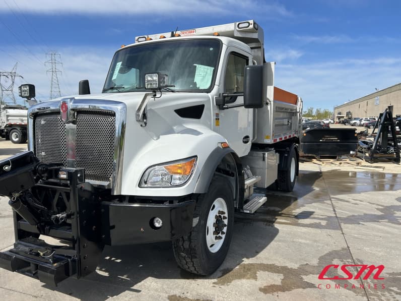 Exterior front drivers side for this 2025 Kenworth T480 (Stock number: SM177633)