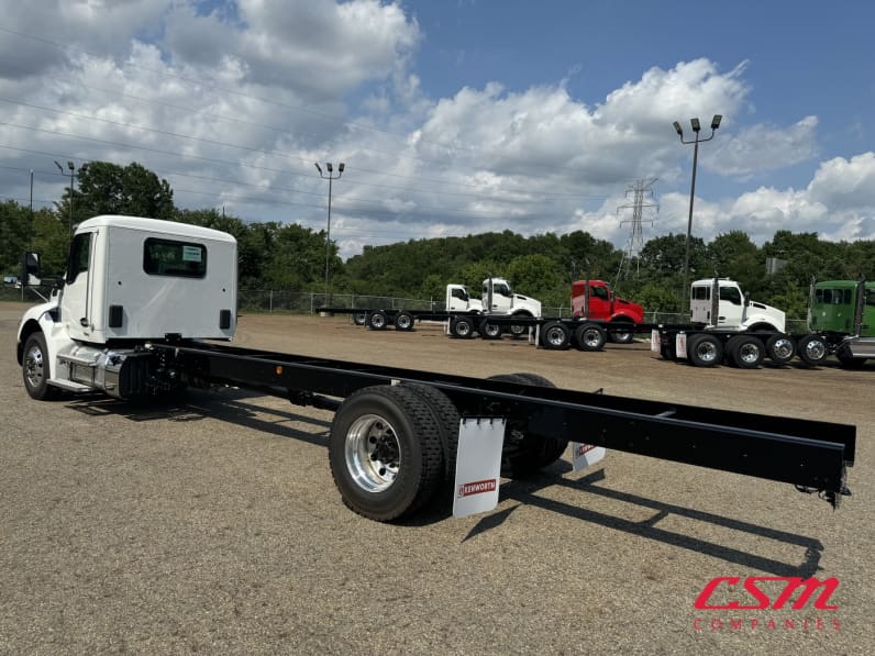 Exterior rear driver side for this 2025 Kenworth T280 (Stock number: SM169873)
