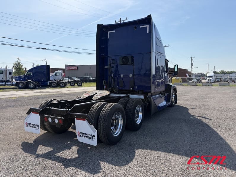 Exterior rear passenger side for this 2023 Kenworth T680 (Stock number: UPJ216901)