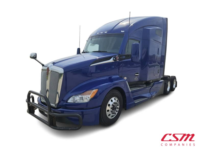 Featured image with white background for this 2023 Kenworth T680 (Stock number: UPJ216989)
