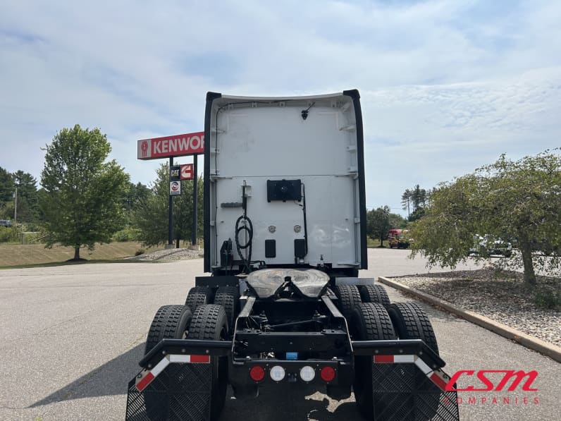 Exterior full rear view for this 2023 Kenworth T680 (Stock number: UPJ216846)