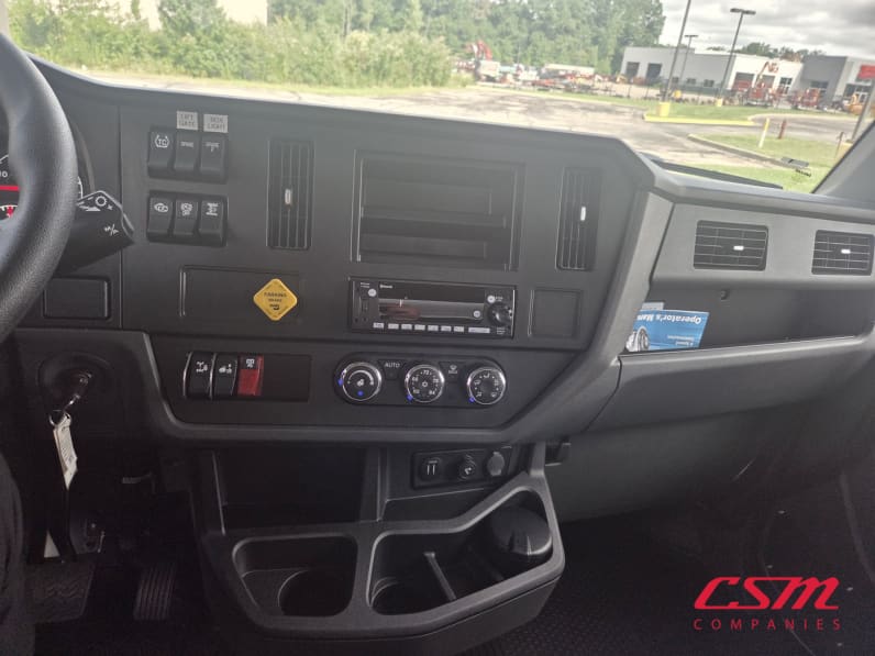 Interior cockpit for this 2025 Kenworth T280 (Stock number: SM169863)