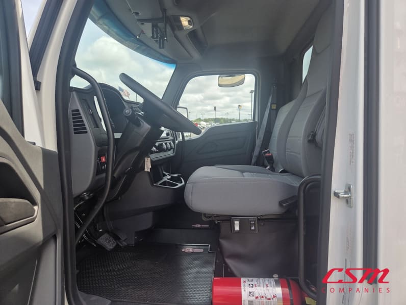 Drivers side door open for this 2025 Kenworth T280 (Stock number: SM169863)