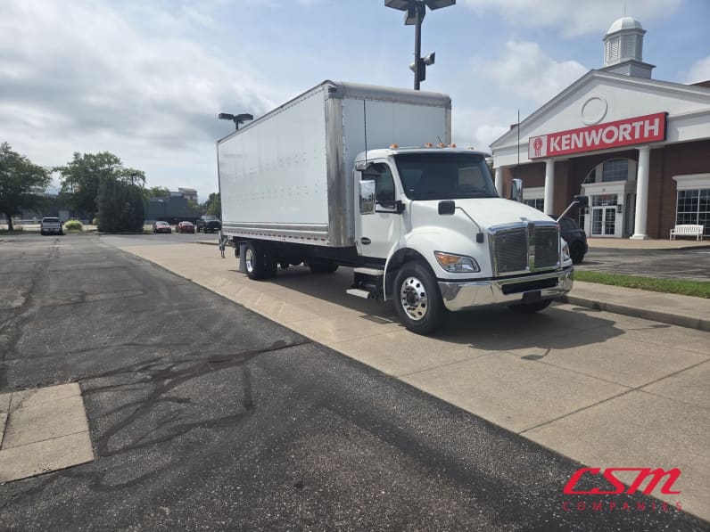 Exterior front passenger side for this 2025 Kenworth T280 (Stock number: SM169863)