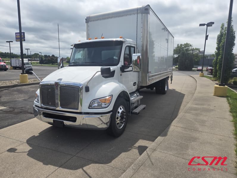 Exterior front drivers side for this 2025 Kenworth T280 (Stock number: SM169863)