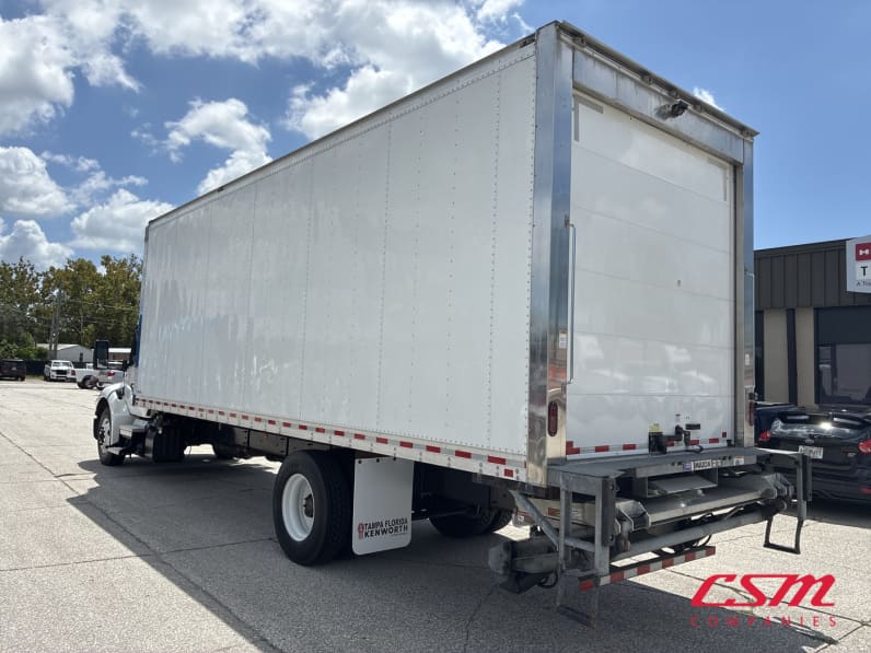 Exterior rear driver side for this 2023 Kenworth T380 (Stock number: UPM266511)