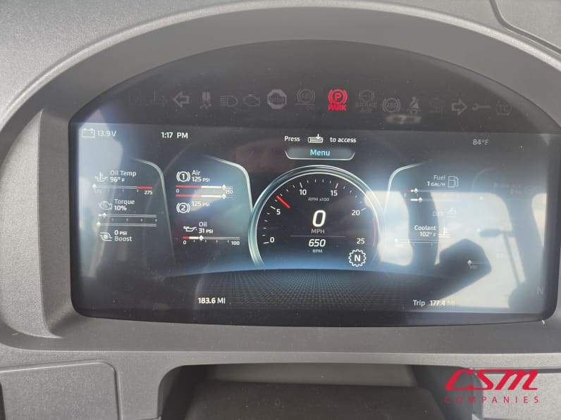 Interior dash for this 2025 Kenworth T880 (Stock number: SJ169673)