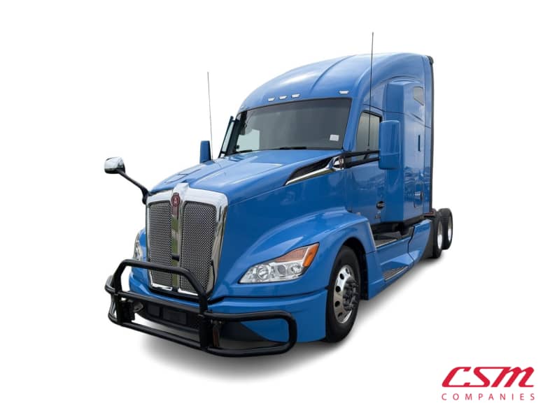 Featured image with white background for this 2023 Kenworth T680 (Stock number: UPJ216985)