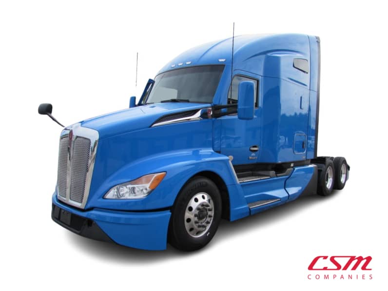 Featured image with white background for this 2023 Kenworth T680 (Stock number: UPJ217044)