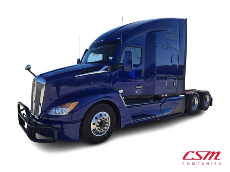 Featured image with white background for this 2023 Kenworth T680 (Stock number: UPJ216963)