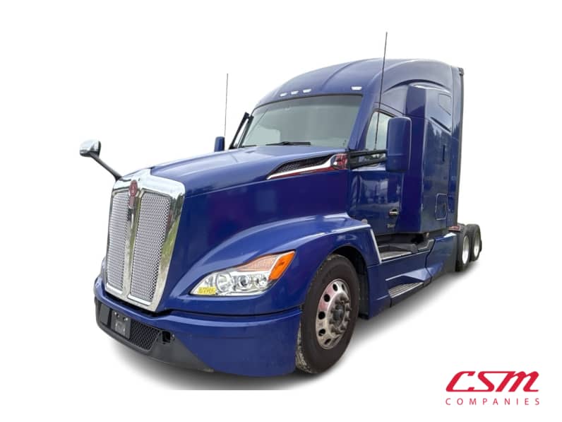 Featured image with white background for this 2023 Kenworth T680 (Stock number: UPJ217036)