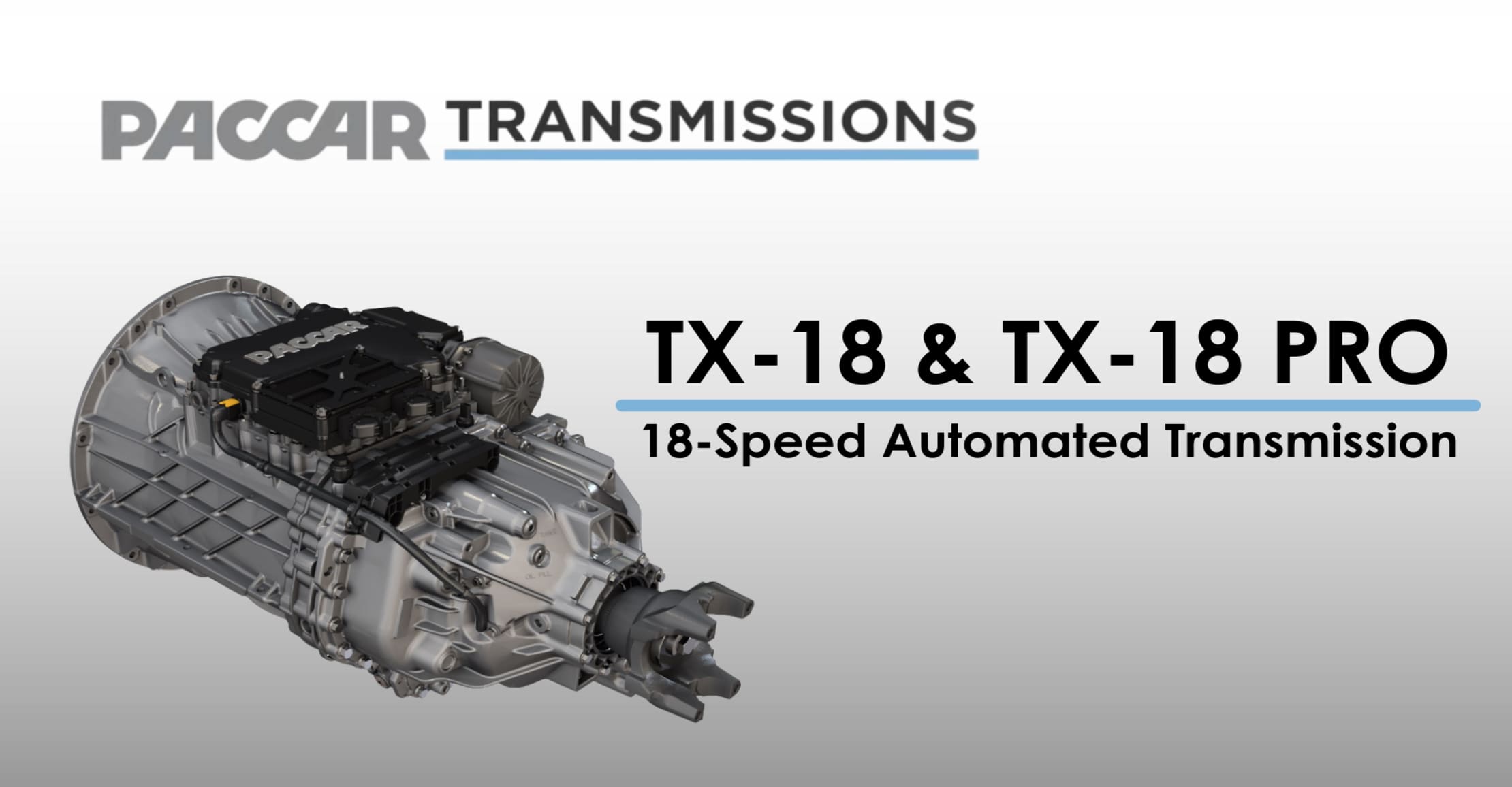 Kenworth Introduces PACCAR TX-18 and TX-18 Pro Automated