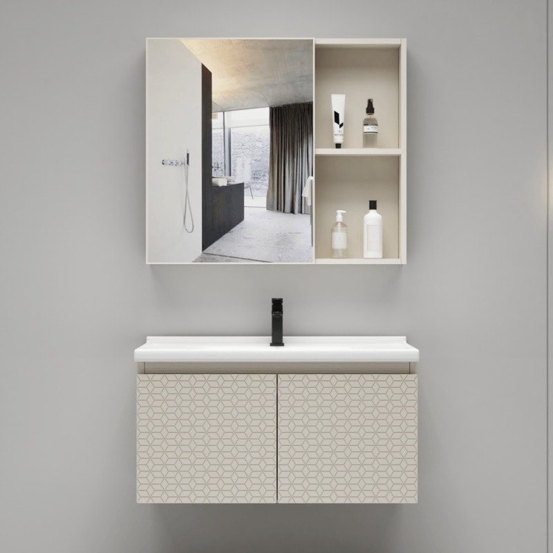 LFBV03 60/80cm wall-mounted bathroom vanity