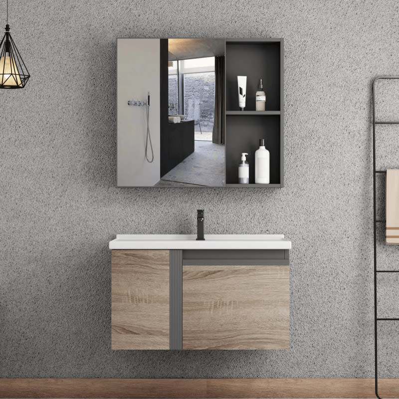 LFBV08 60/80cm wall-mounted bathroom vanity